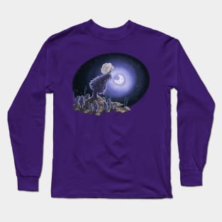 Meeting at Moonlight Long Sleeve T-Shirt